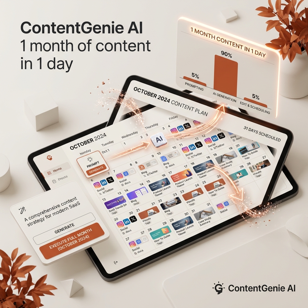 1 month of content in 1 day